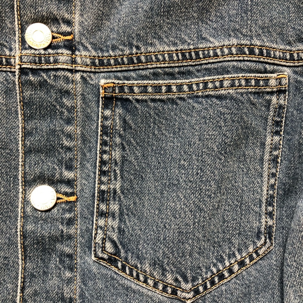 Zara Denim Long Sleeve Wide Leg Jumpsuit - Picture 7 of 16